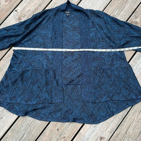 Apt. 9 sparkly open swing sweater jacket XL - Picture 5 of 7